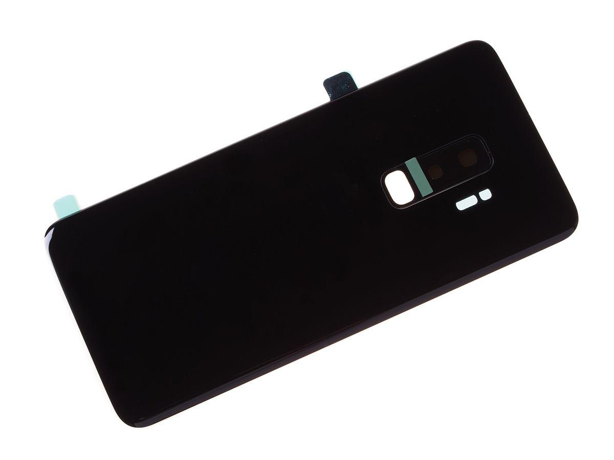 Battery cover + camera glass Samsung G965 Galaxy S9 Plus black