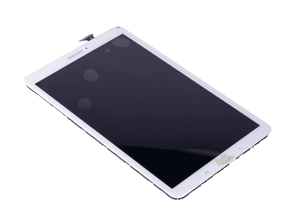 Original Front cover with touch screen and display LCD Samsung SM-T561 Galaxy Tab E 9.6 3G/ SM-T560 Galaxy Tab E 9.6 WiFi - white