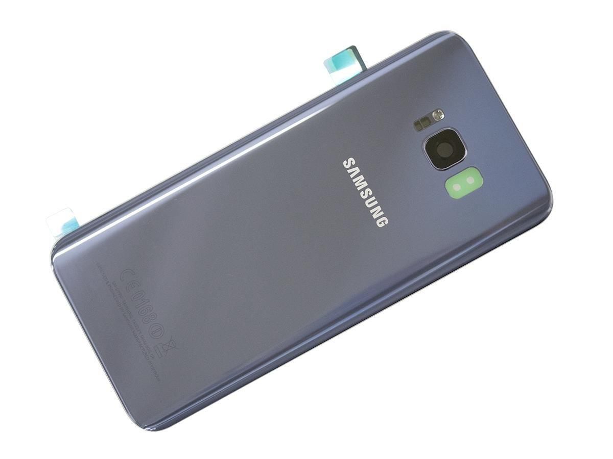 Oryginalna Klapka baterii Samsung SM-G955 Galaxy S8 Plus - szaro/ fioletowa (Orchid Grey) (Demontaż) Grade A