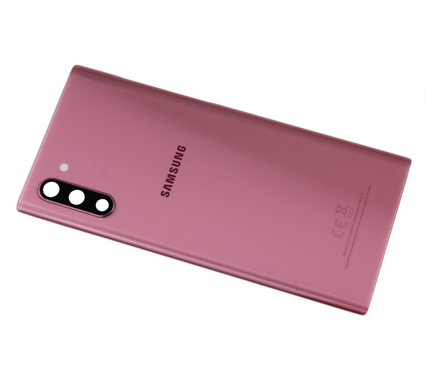 Oryginalna Klapka baterii Samsung SM-N970 Galaxy Note 10 - Różowa (Demontaż) Grade A