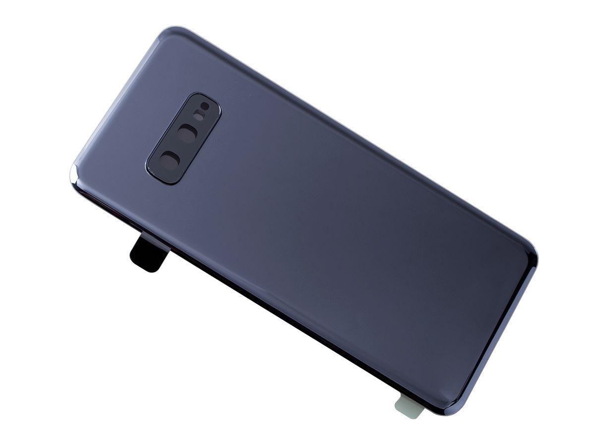Battery cover Samsung s10e + camera glass black