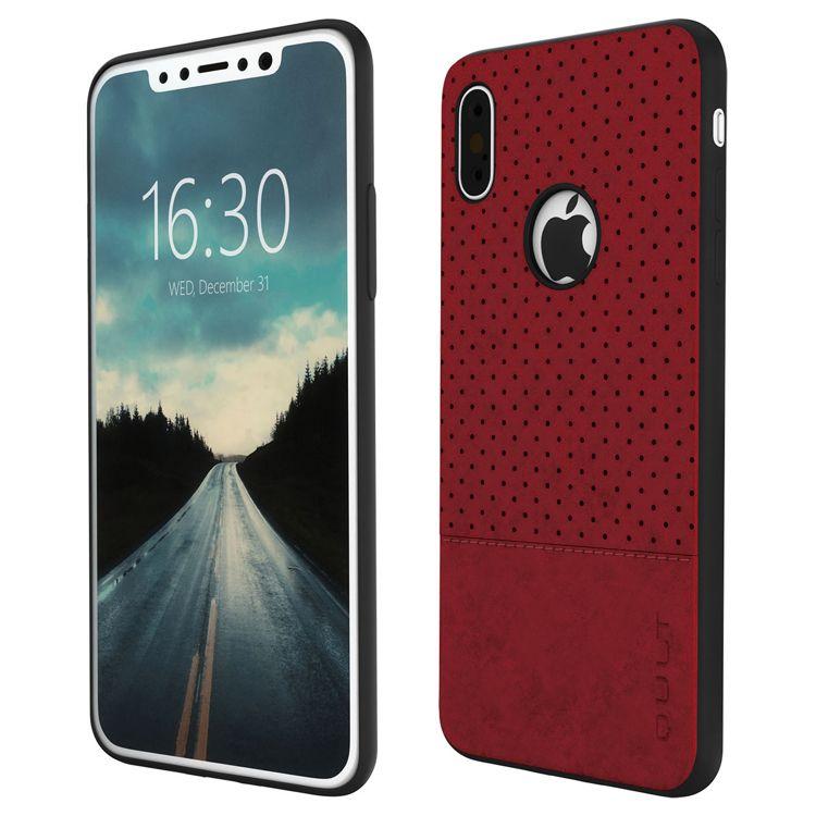 Back Case Qult Drop iPhone X red