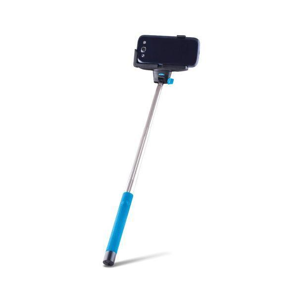 Monopod - selfie tyč FForever MP-100 modré bluetooth