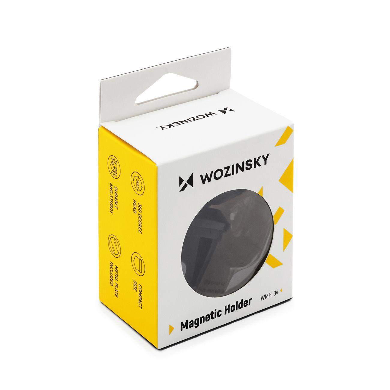 Wozinsky magnetický držák na mobil do ventilační mřížky WMH-04 černý