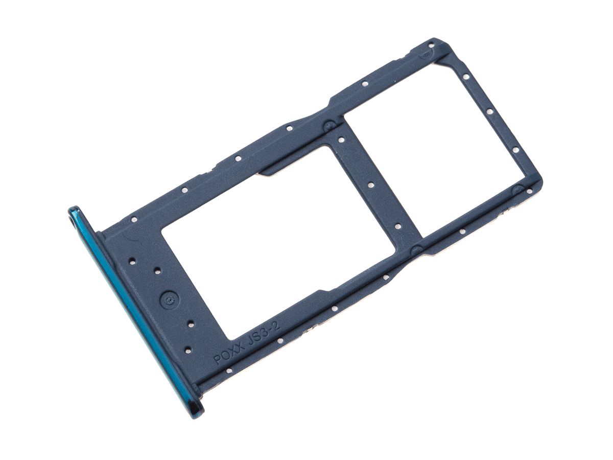 Originál Držák / Slot SIM a SD karty Huawei P Smart 2019 modrý