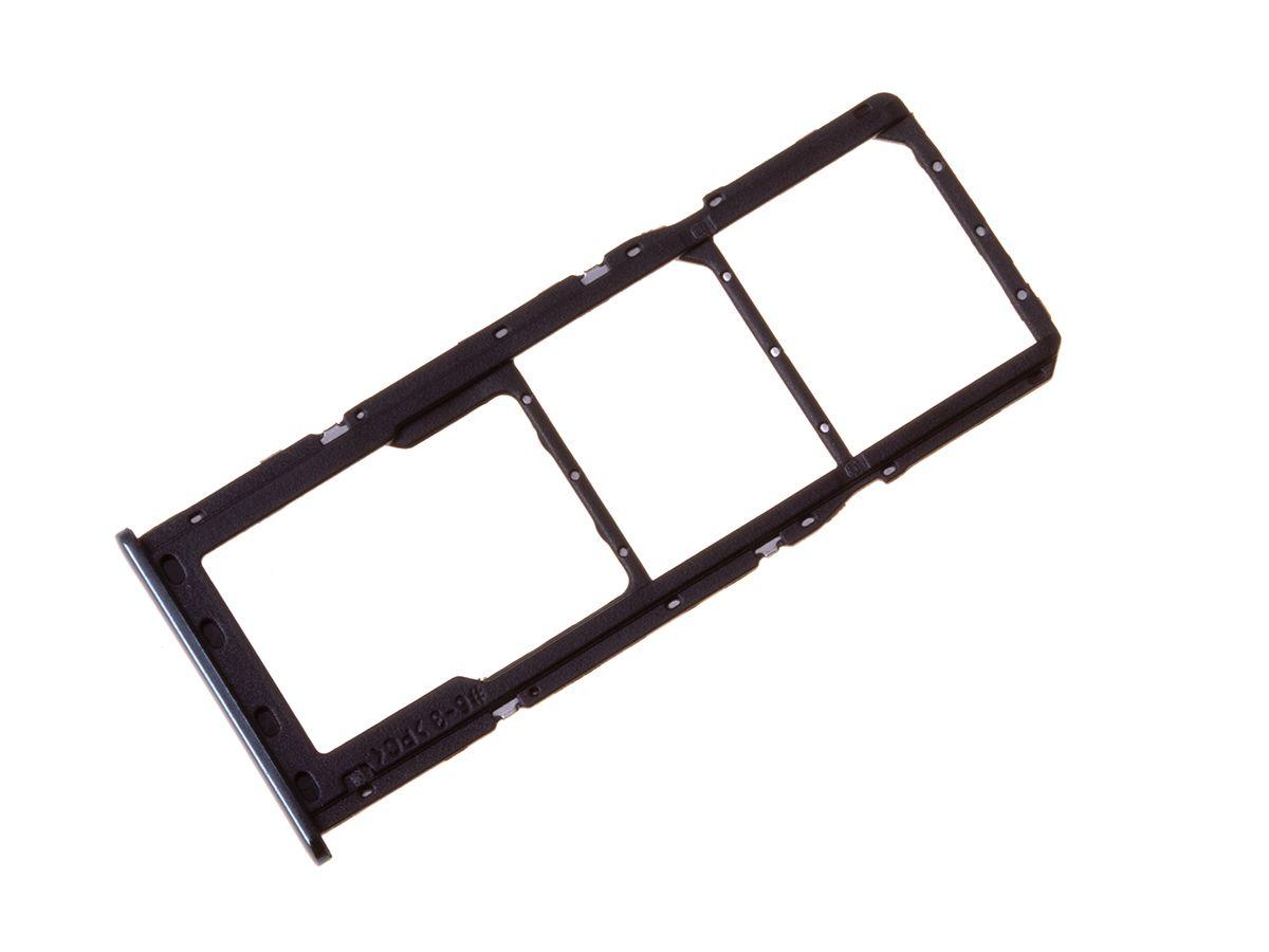 Original SIM tray card Samsung SM-A715 Galaxy A71 - black
