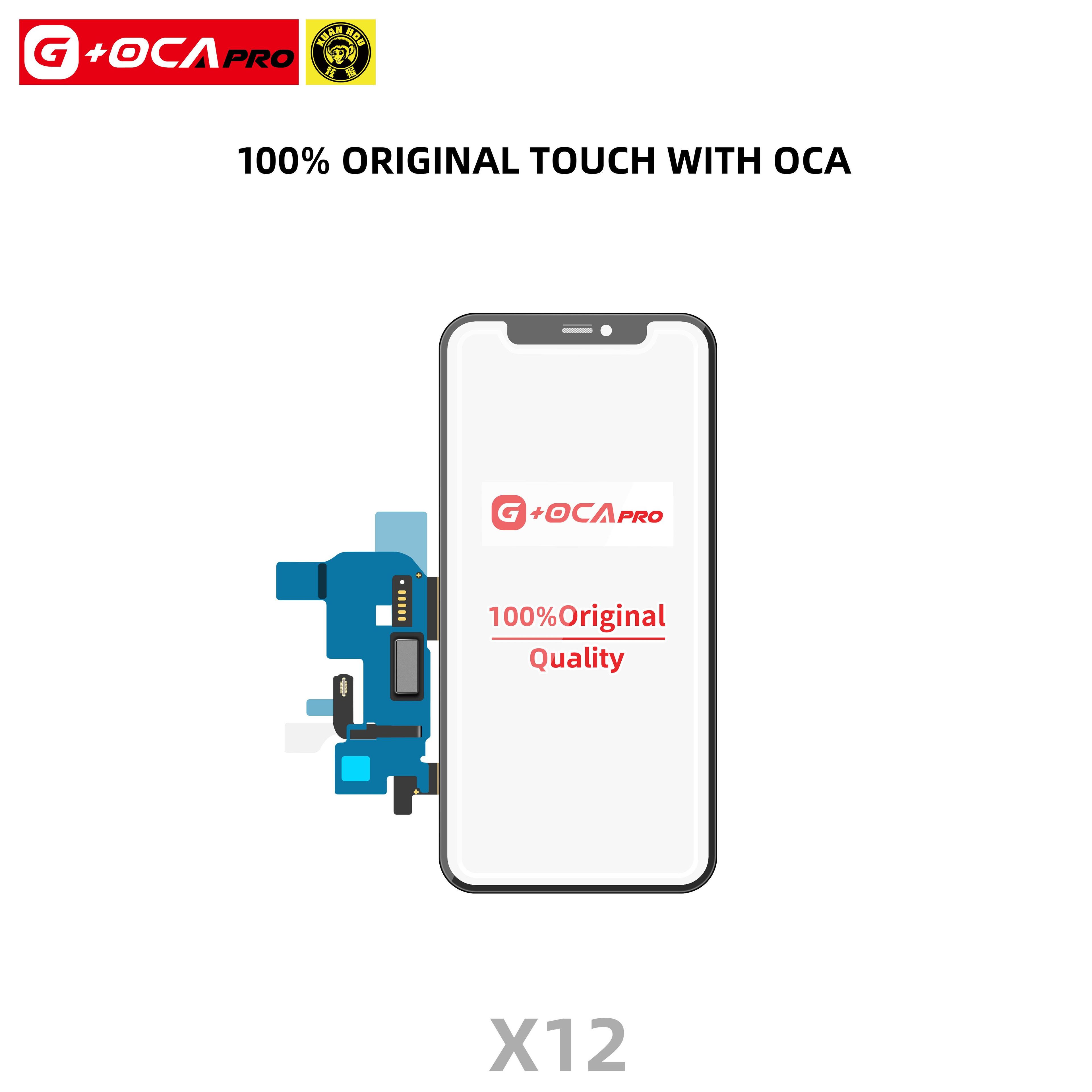 Ekran dotykowy G + OCA Pro z oryginalnym kontrolerem dotyku (z powłoką oleofobową) iPhone 12