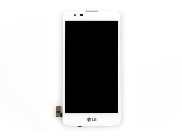 Wyświetlacz LCD + ekran dotykowy LG K350 K8 biały
