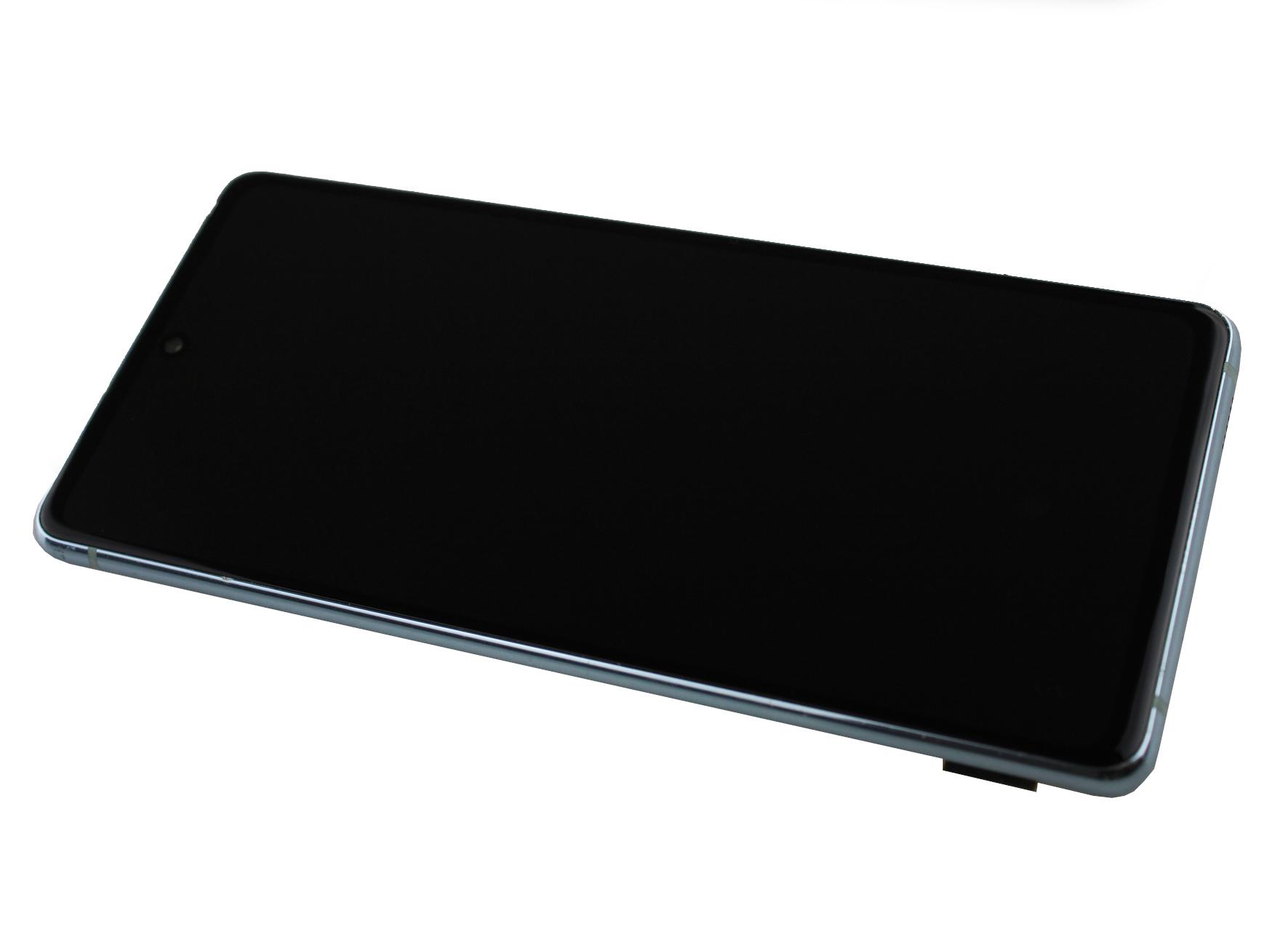 ORYGINALNY Wyświetlacz LCD + ekran dotykowy Samsung SM-G781 Galaxy S20 FE 5G - zielony (Cloud Mint) (wymieniona szyba)