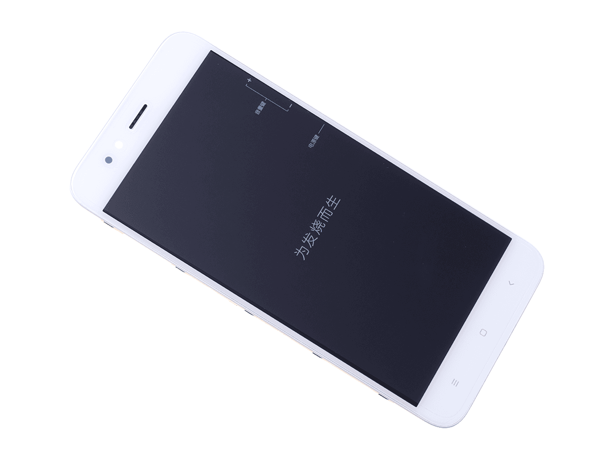 ORYGINALNY Wyświetlacz LCD + ekran dotykowy Xiaomi Mi A1 - biały