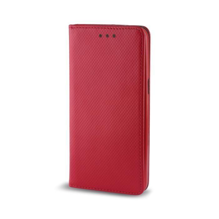 Book Case Smart Magnet Huawei Y6 2018 red
