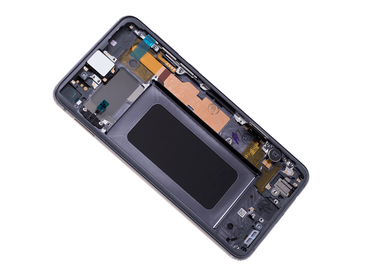 Original LCD + touch screen Samsung SM-G970 Galaxy S10e - black (original)