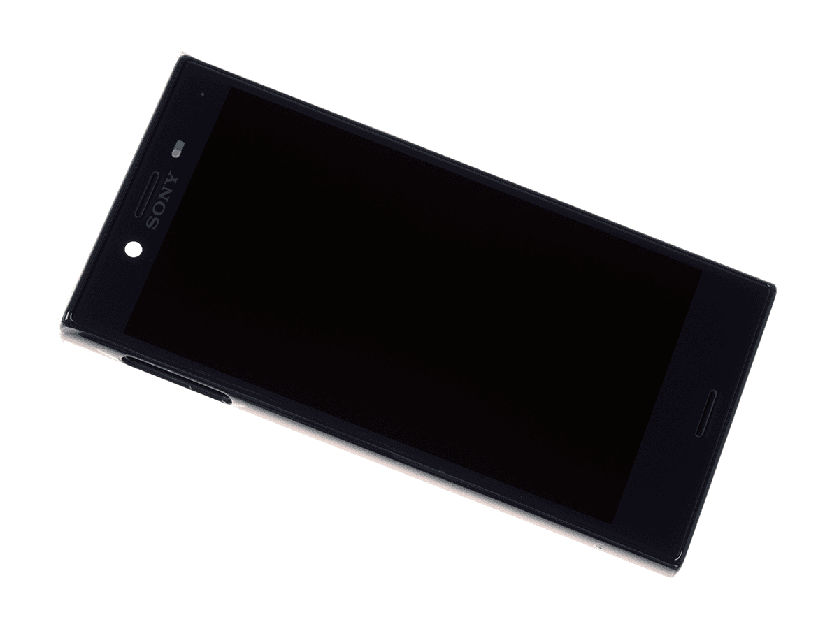 Front cover with touch sceen and LCD dispaly Sony F5321 Xperia X Compact - black (original)