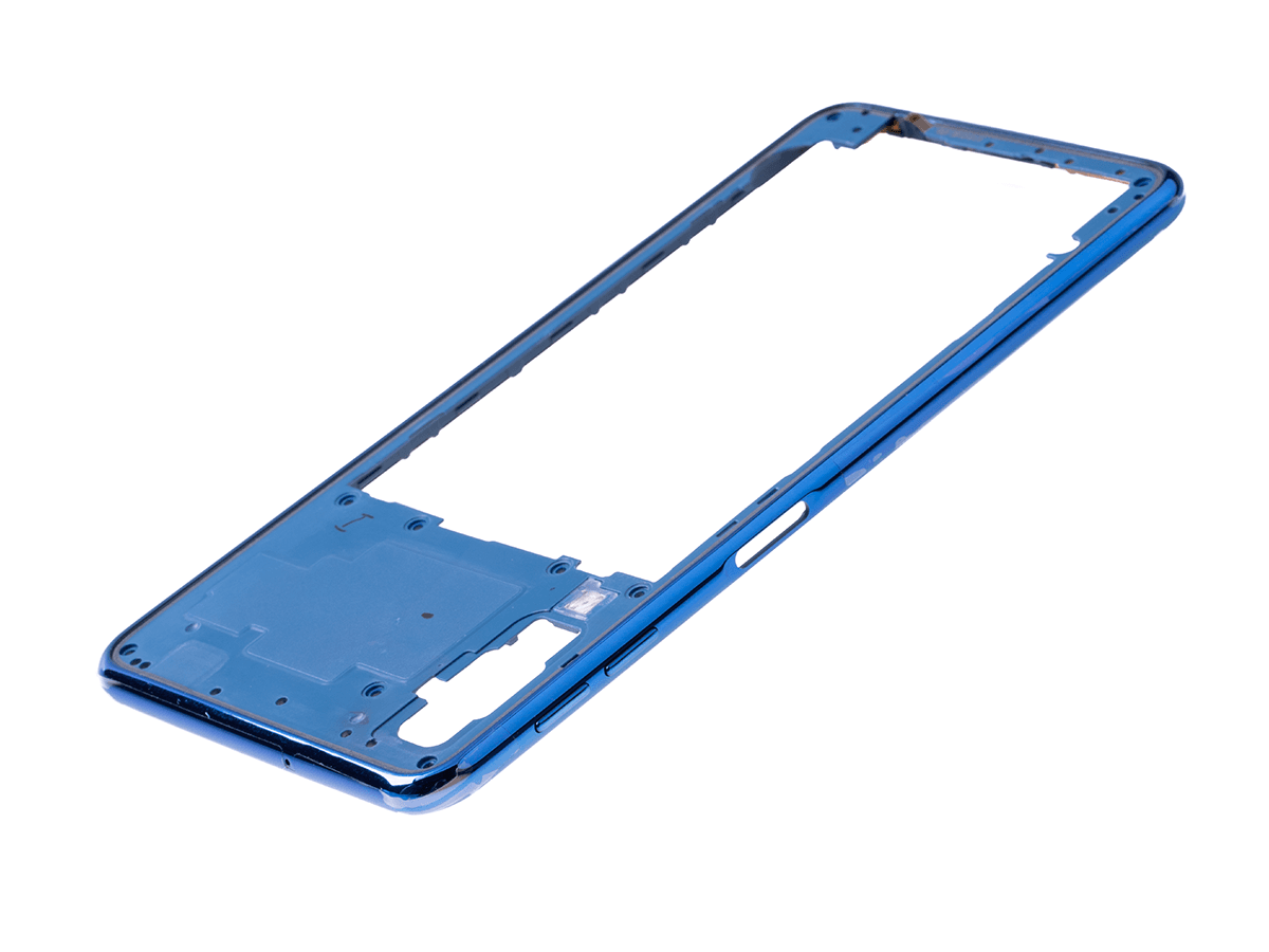 Original frame / Back cover Samsung SM-A750 Galaxy A7 (2018)- blue