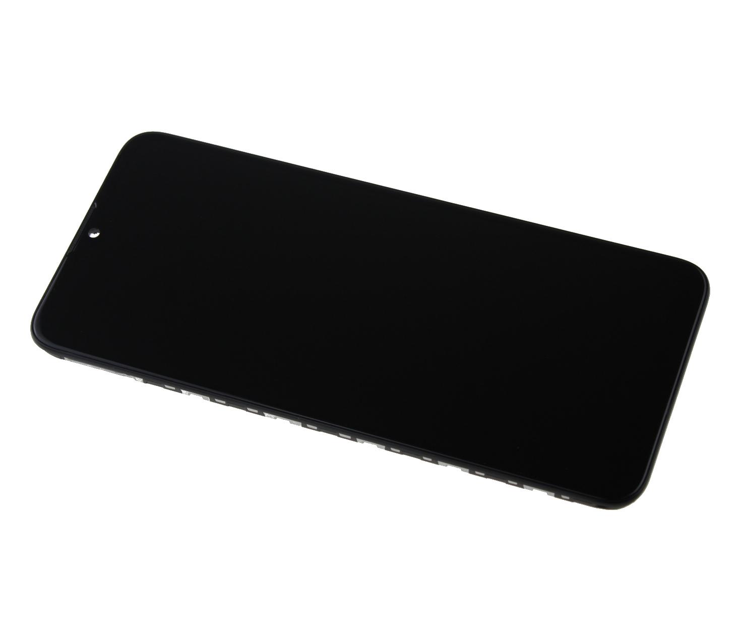 Oryginalny Wyświetlacz LCD + Ekran dotykowy Motorola Moto E20 XT2155 - czarny (Wymieniona szyba)