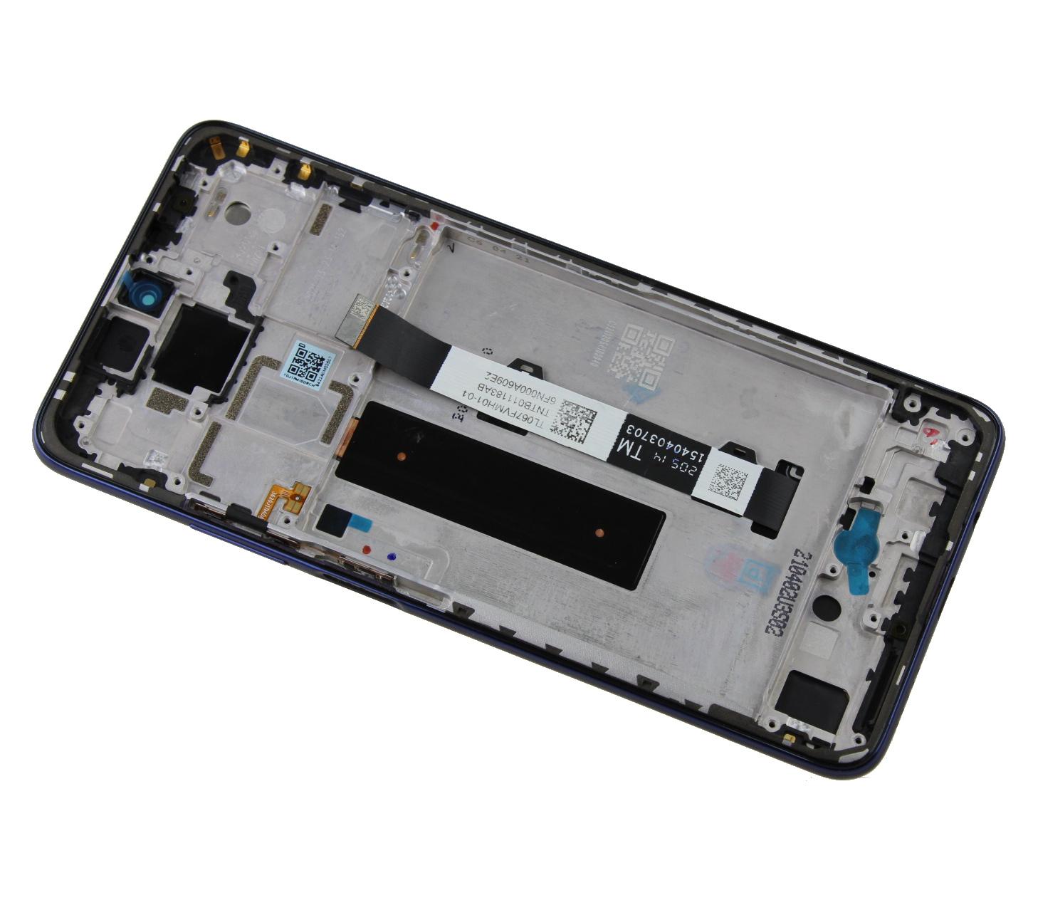 Oryginalny Wyświetlacz LCD + Ekran dotykowy Xiaomi Mi 10T Lite 5G - niebieski