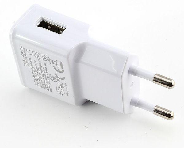Adapter travel charger Samsung white 2A