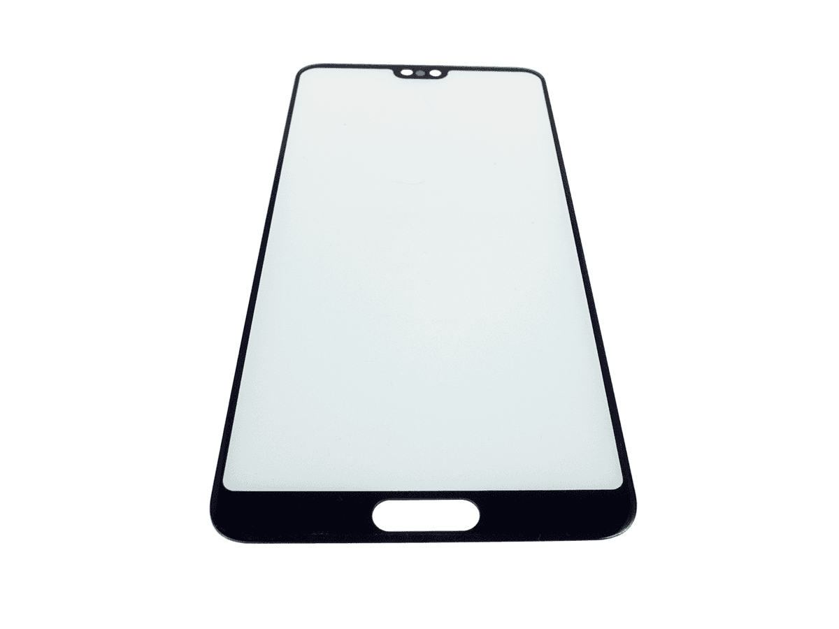 LCD Sklíčko displeje Huawei P20 černé - sklíčko displeje