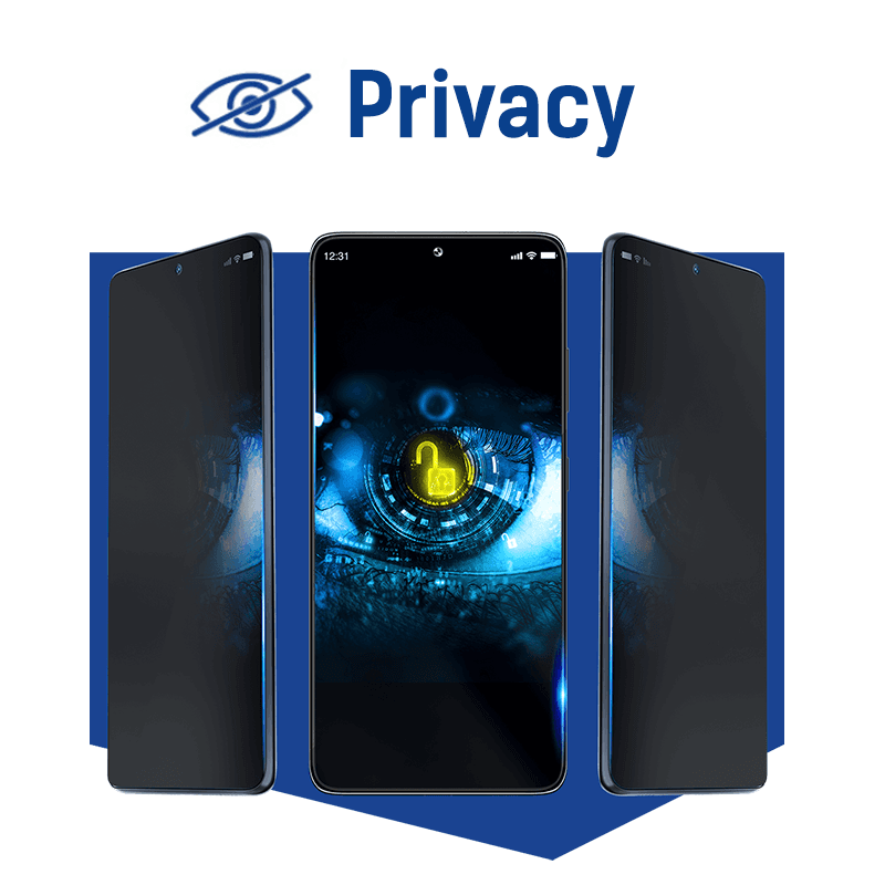 Protective foil 3mk all-safe sell - Privacy - 5pcs