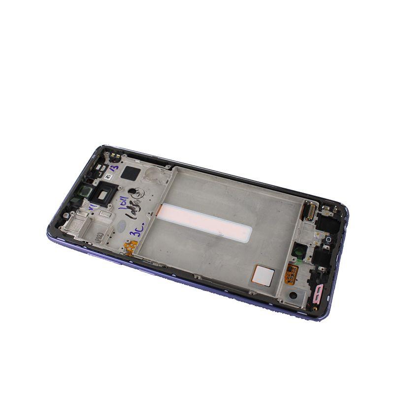 Oryginalny Wyświetlacz LCD + Ekran dotykowy Samsung SM-A528 Galaxy A52s 5G - Fioletowy