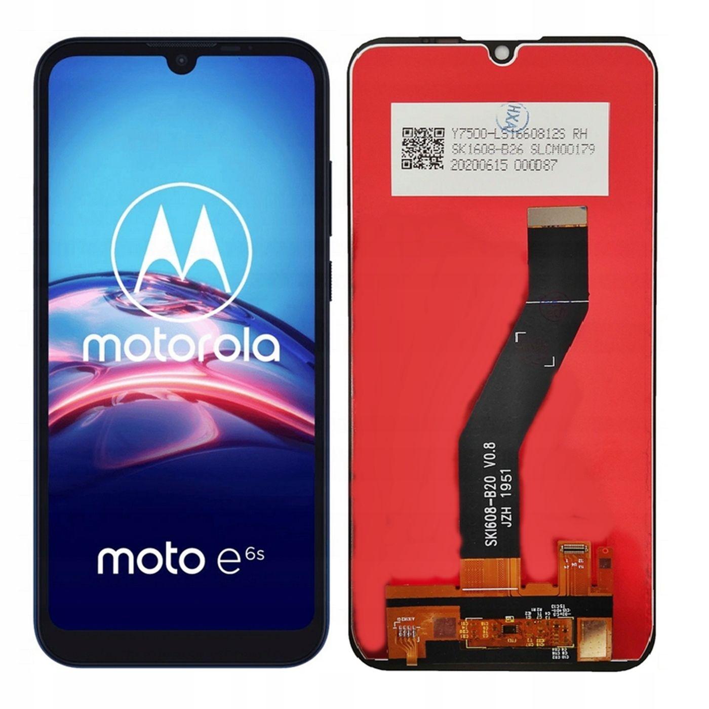 Wyświetlacz LCD + ekran dotykowy Motorola E6 S