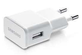 Adapter travel charger Samsung white 1.0A Original