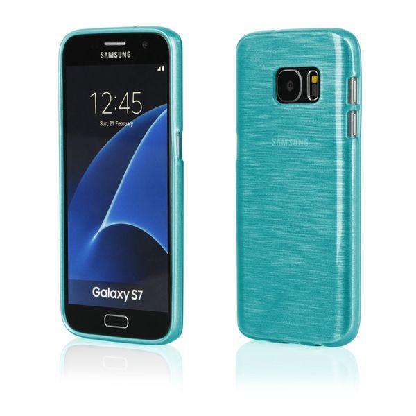 Silikonový obal Samsung Galaxy A3 2017 A320  modrý Metallic