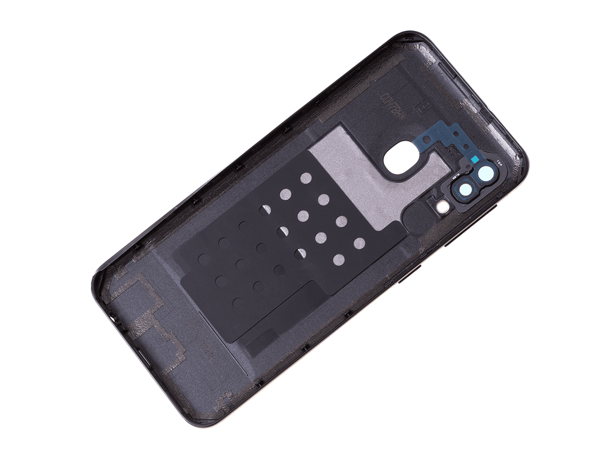 Battery cover Samsung SM-A202 Galaxy A20e black + Camera glass