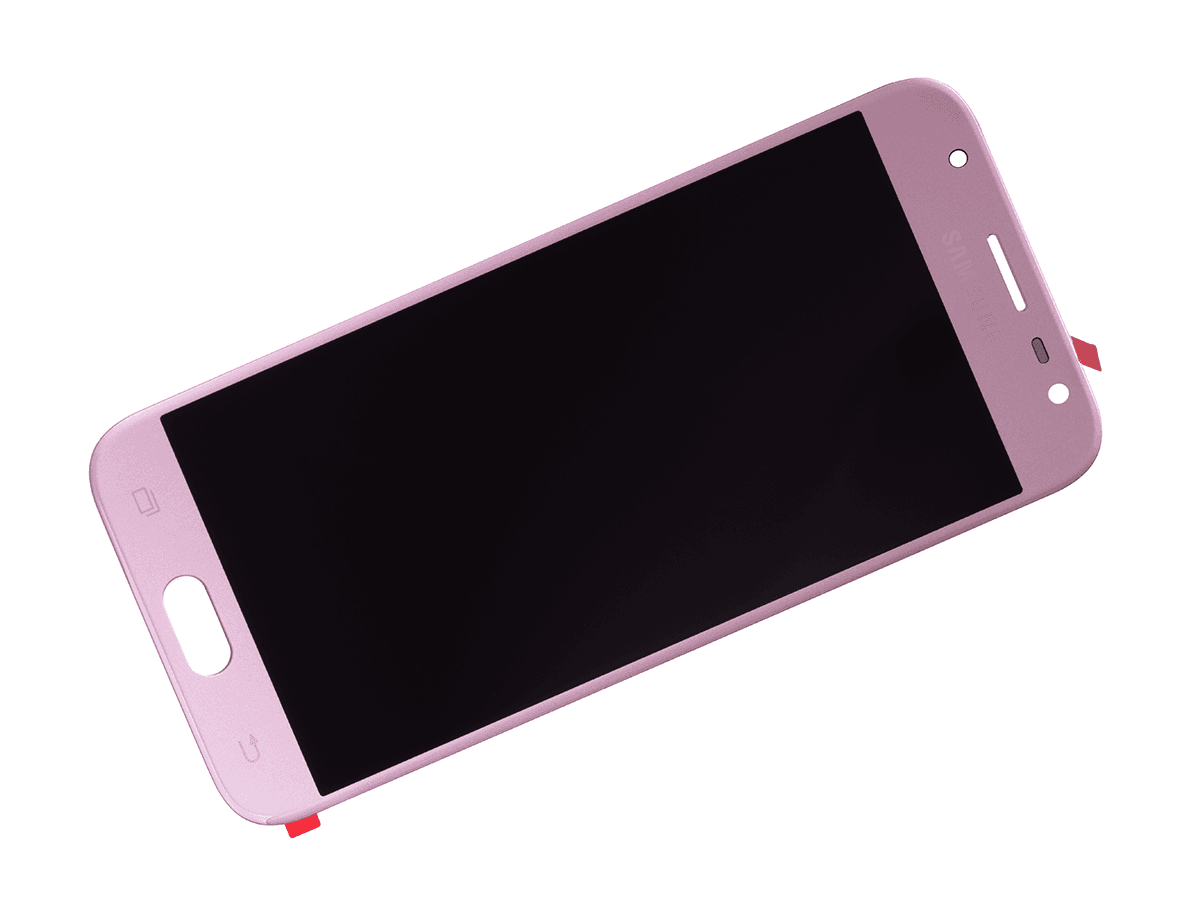 ORYGINALNY Wyświetlacz LCD + ekran dotykowy Samsung SM-J330F Galaxy J3 (2017) - różowy
