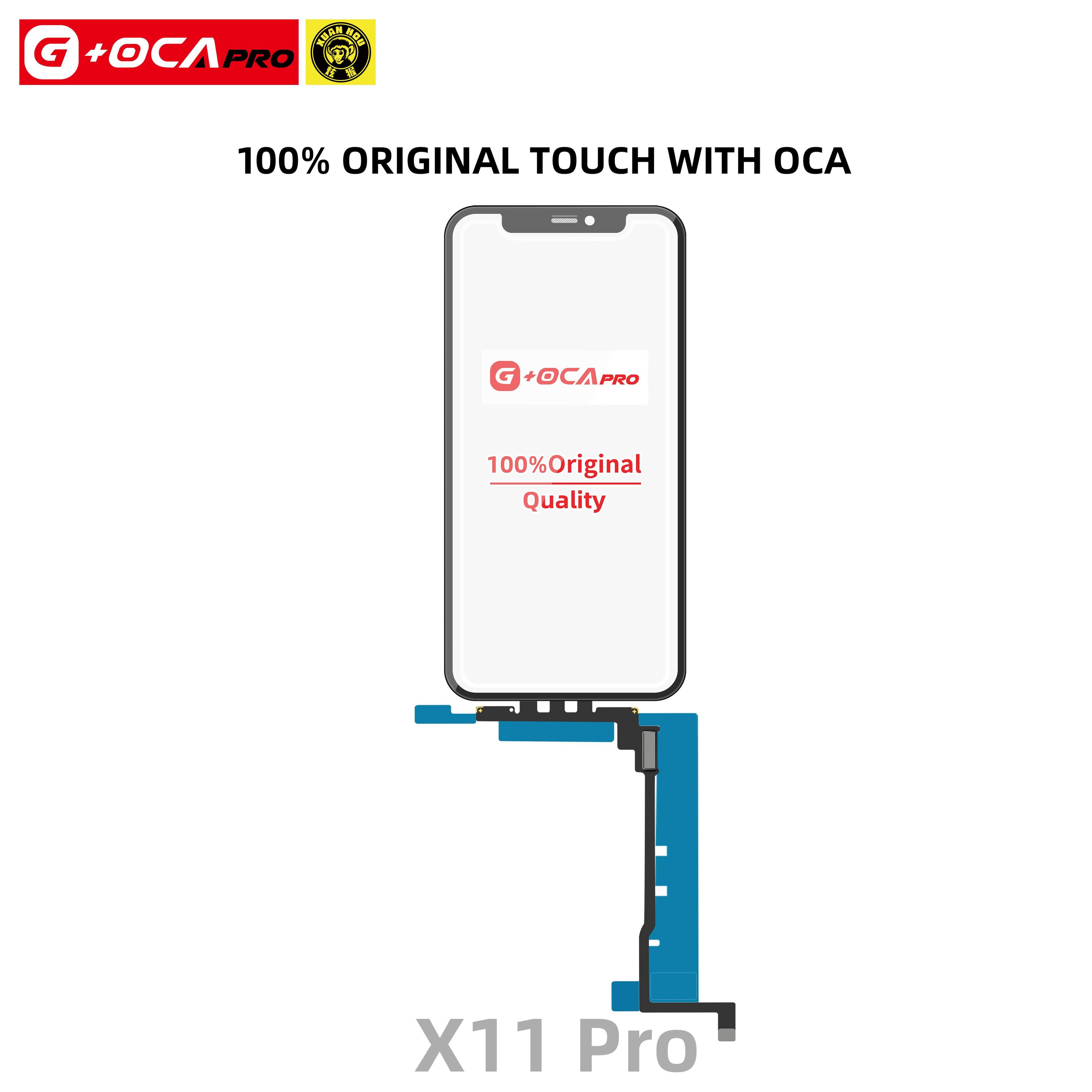 Ekran dotykowy G + OCA Pro z oryginalnym kontrolerem dotyku (z powłoką oleofobową) iPhone 11 Pro