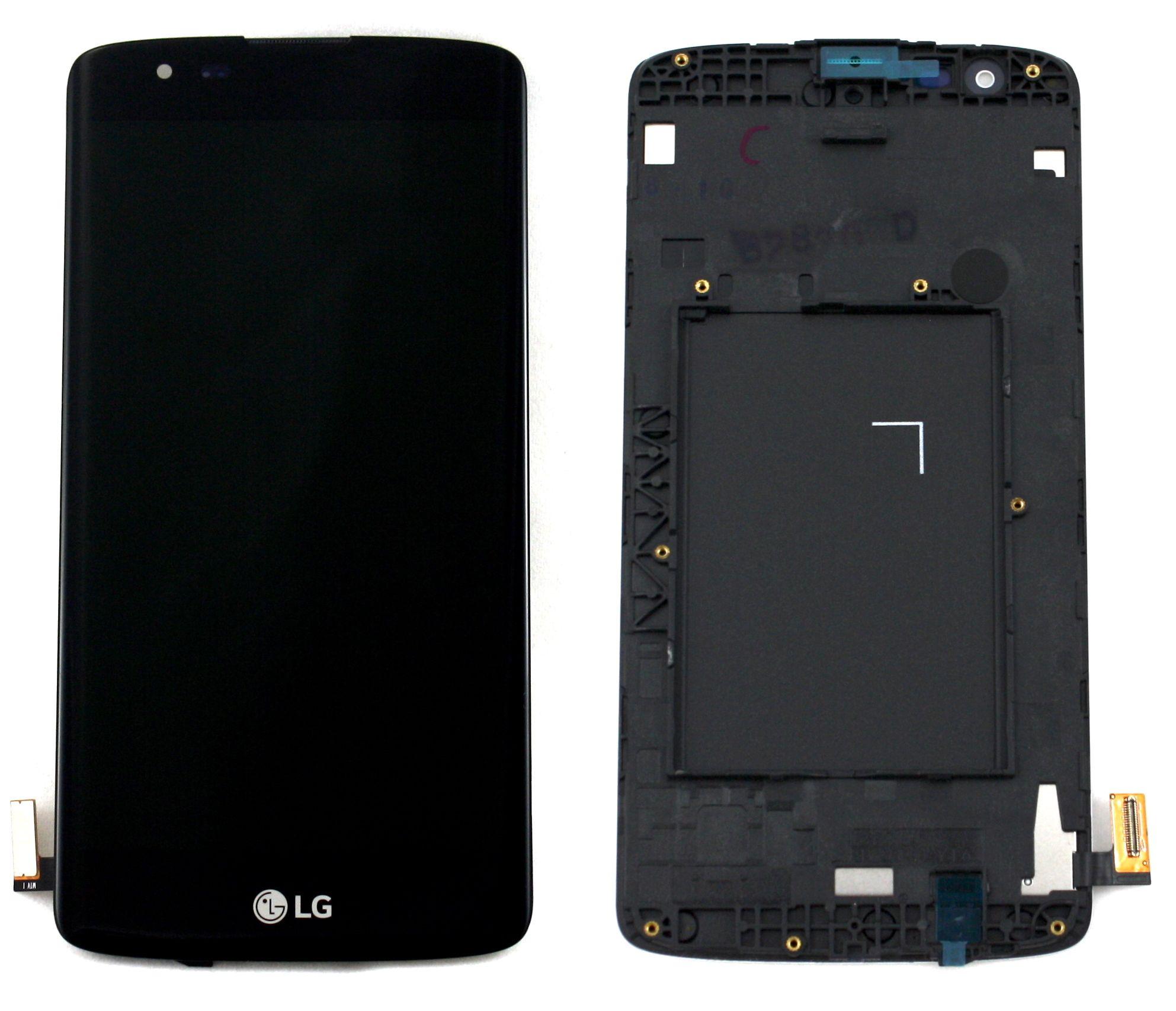 LCD + Dotyková vrstva LG  K8 K350N černá  s rámečkem