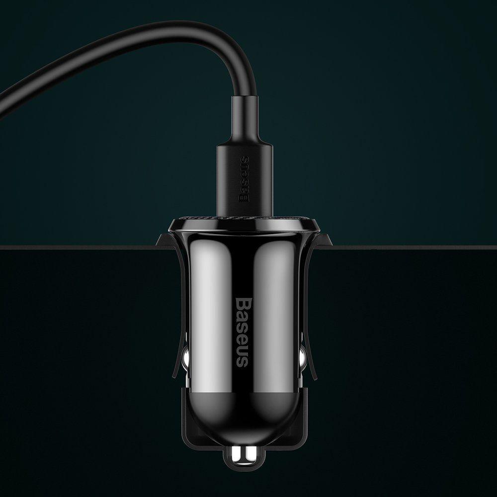 Baseus Grain Pro car charger 2x USB 4,8 A black (CCALLP-01)