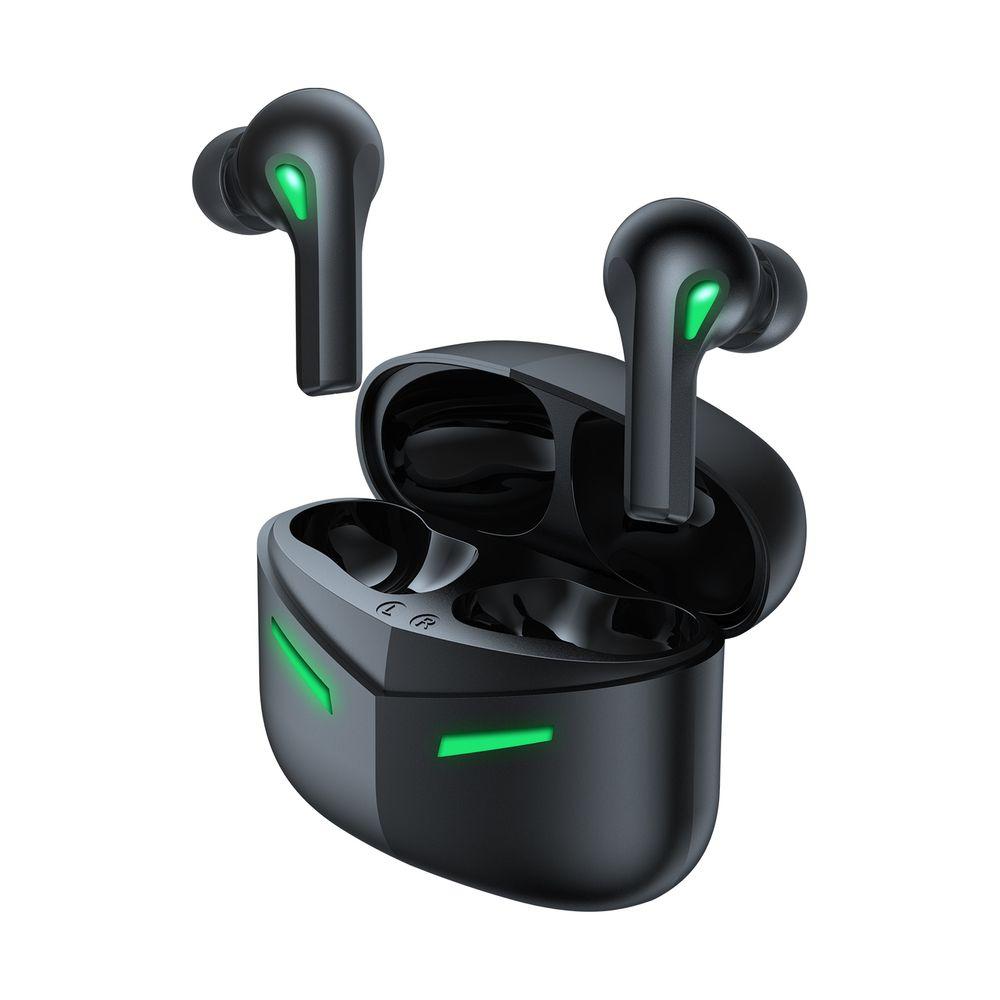 Bezdrátová sluchátka Joyroom EarBuds TWS Bluetooth 5.0 Gaming pro hráče černá JR-TP2 černá