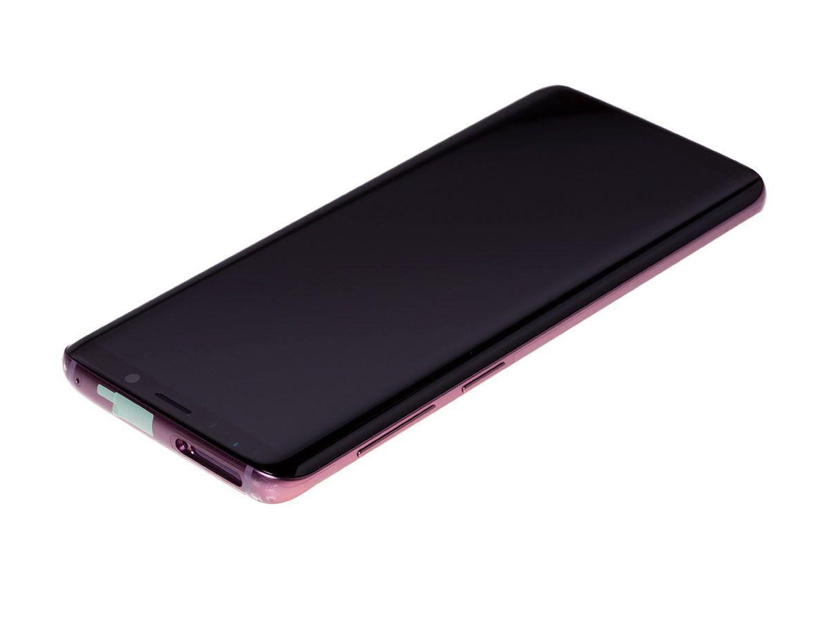 Original LCD + touch screen Samsung SM-G960 Galaxy S9/ SM-G960F/DS Galaxy S9 Dual SIM - purple (Lilac Purple) (Refurbished)