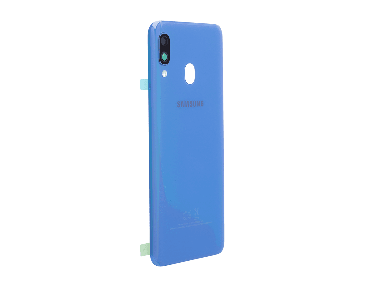 Kryt baterie Samsung Galaxy A40 SM-A405 modrý + lepení