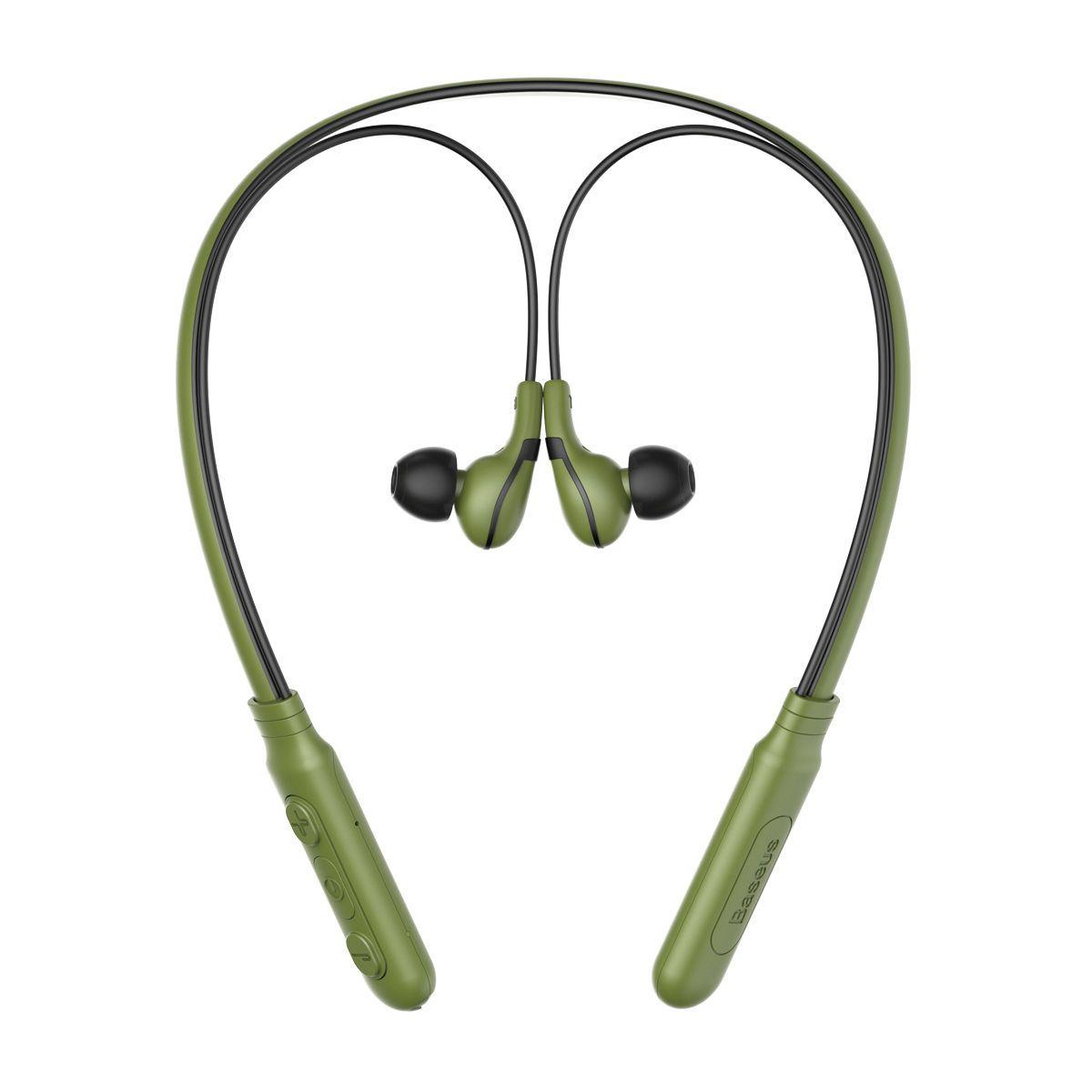 Baseus & Encok Bluetooth Earphone E16 green-black