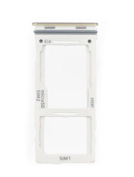 Originál Držák / Slot SIM karty Samsung Galaxy M52 5G SM-M526 bílý