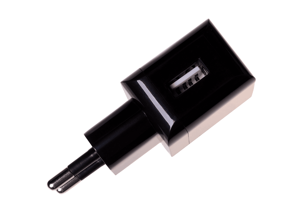 USB Síťová nabíječka - adaptér HEDO 2,1A - černá originál