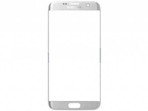 LCD Sklíčko + lepidlo OCA Samsung Galaxy S7 Edge SM-G930F stříbrné - sklíčko displeje