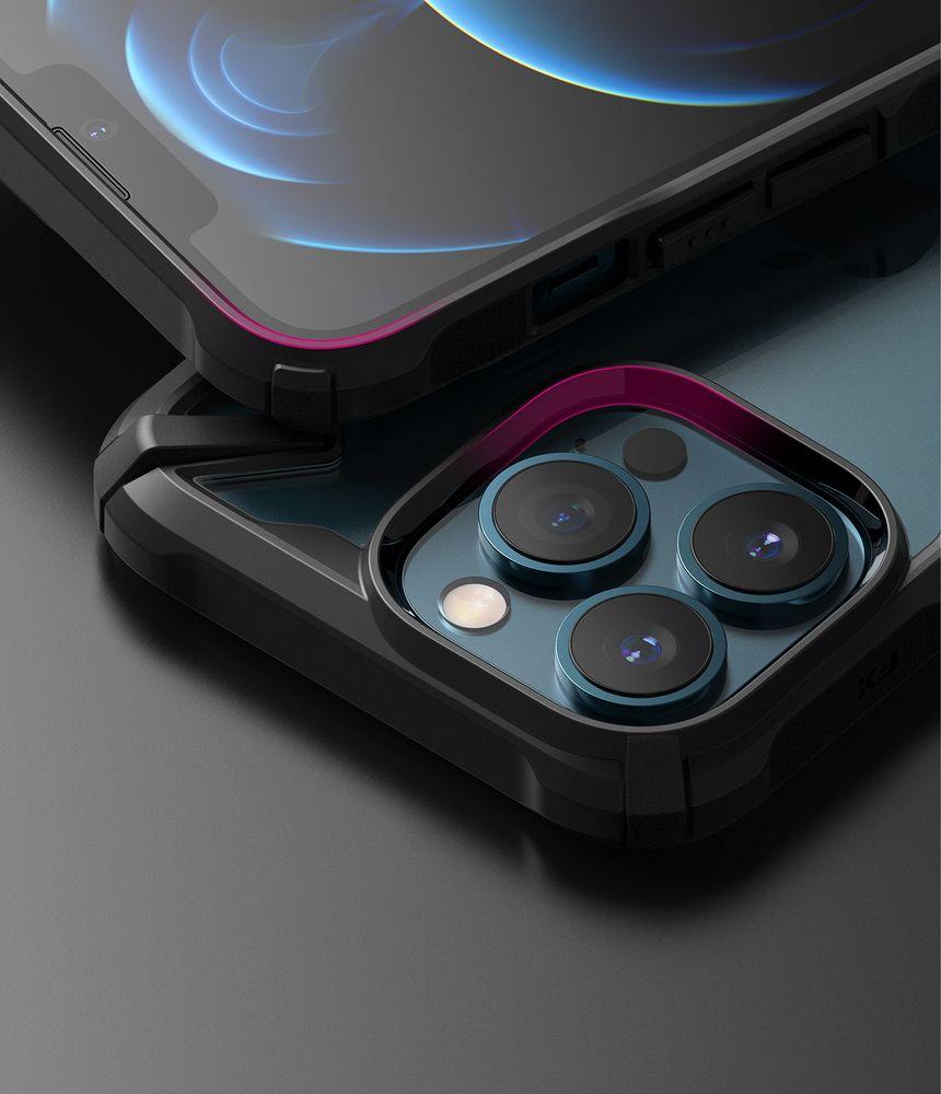 Ringke Fusion X etui pancerny pokrowiec z ramką iPhone 13 Pro Max czarny