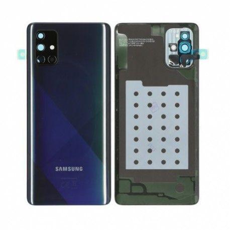 original Battery cover Samsung SM-A715 Galaxy A71 - black (Dissambly)