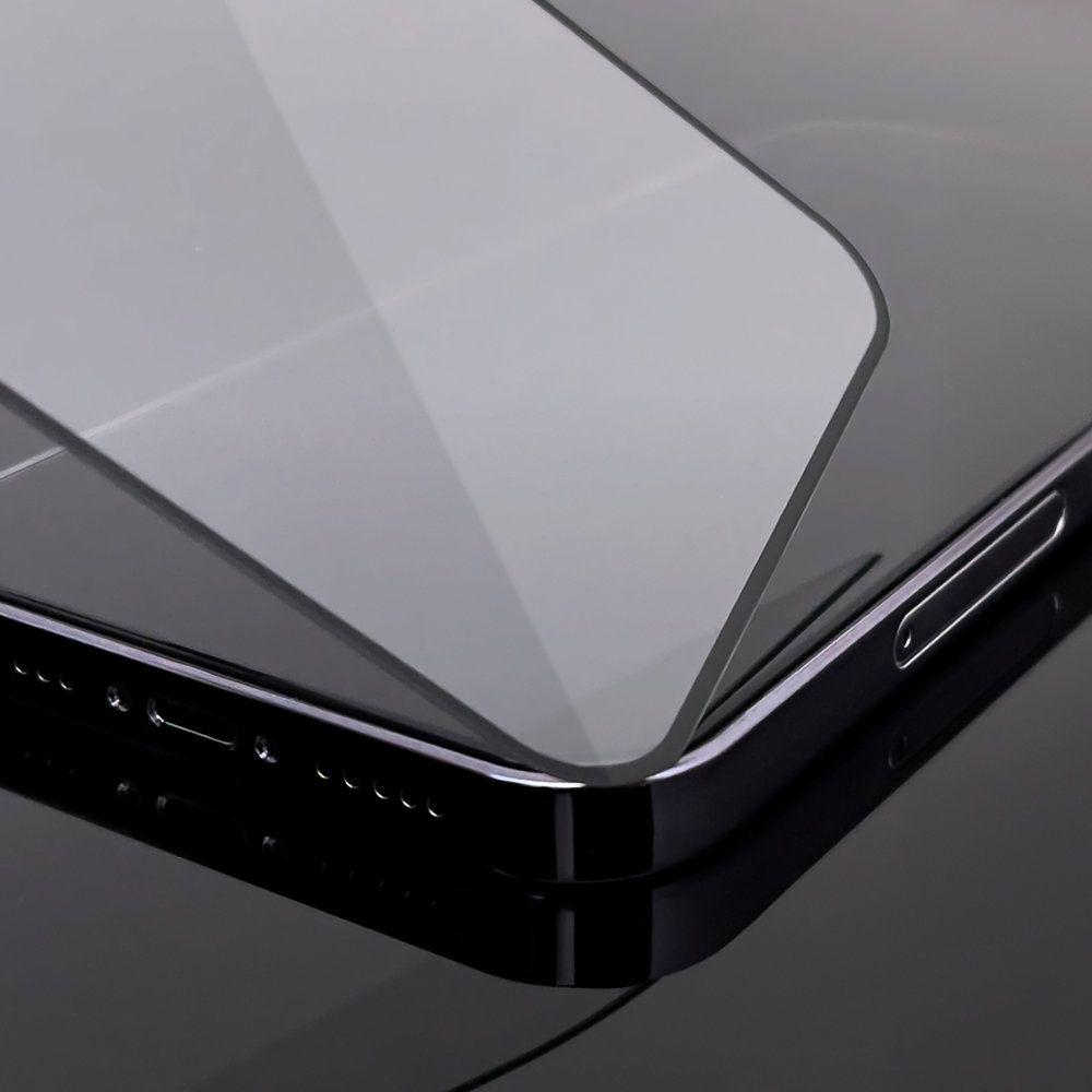 Wozinsky Super Durable Full Glue Tempered Glass Full Screen with Frame Case Friendly Samsung Galaxy a33 5g / Vivo V21 / V21 5G / V21s / V21 4G Black