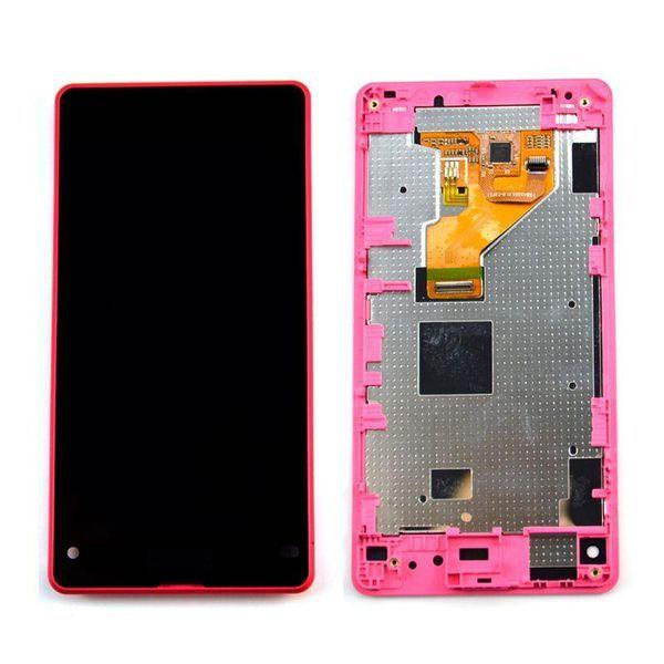 LCD + Dotyková vrstva Sony Z1 Compact + růžový rámeček