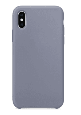Silicone case Iphone X dark lavender