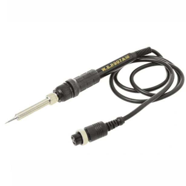 Soldering iron handle W.E.P. 907A with a thin T-I tip