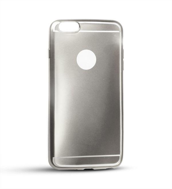 Silikonový obal iPhone 6 5,5 zlatý steel