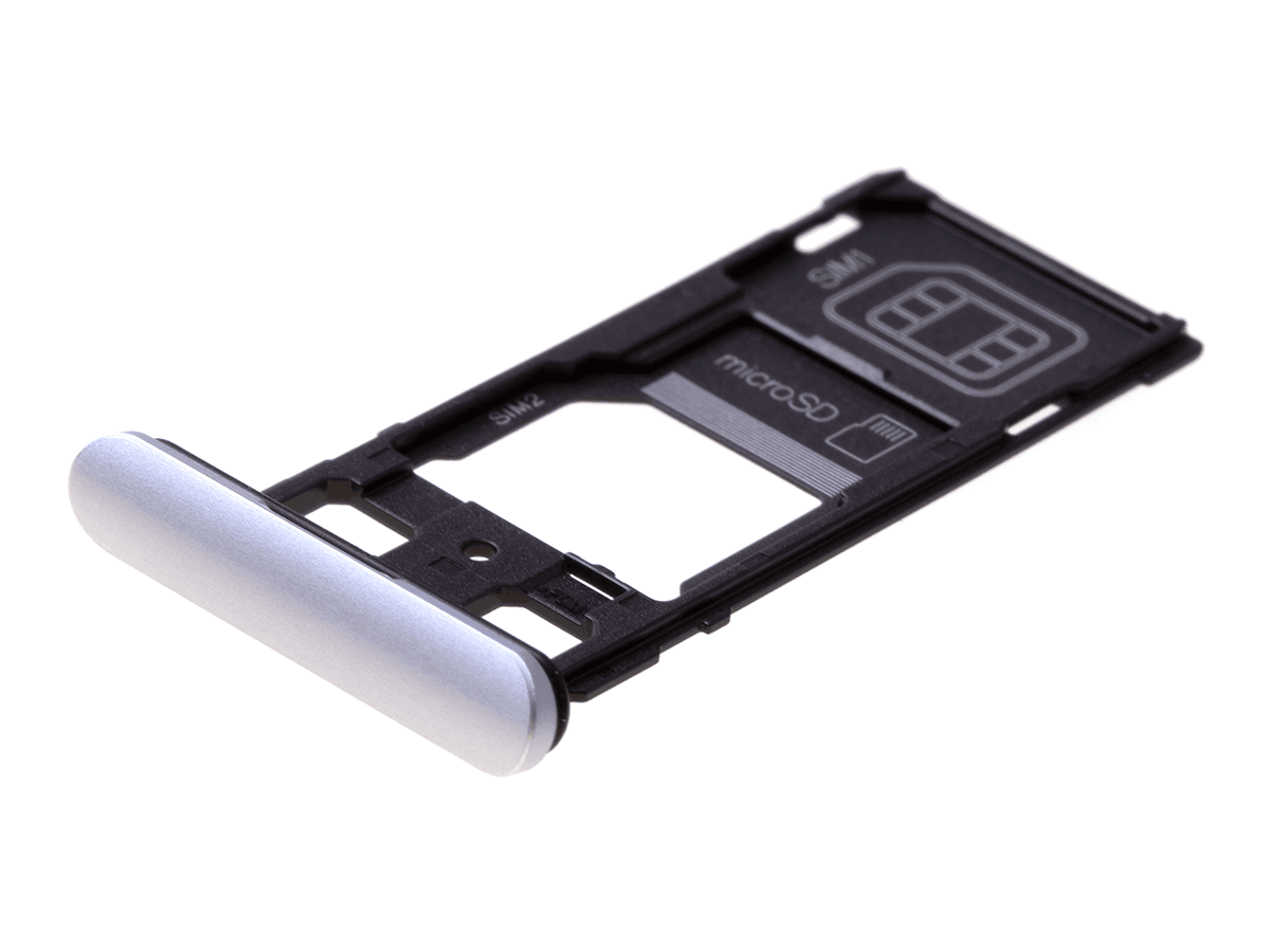 Oryginal SIM tray card Sony J9110 Xperia 1 Dual SIM - white
