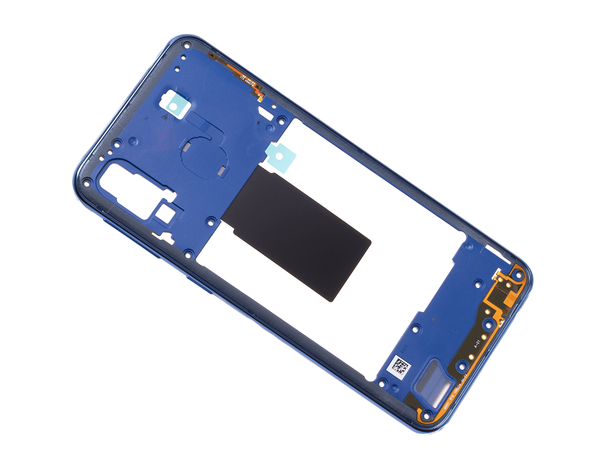 Middle cover Samsung SM-A405 Galaxy A40 - blue (original)