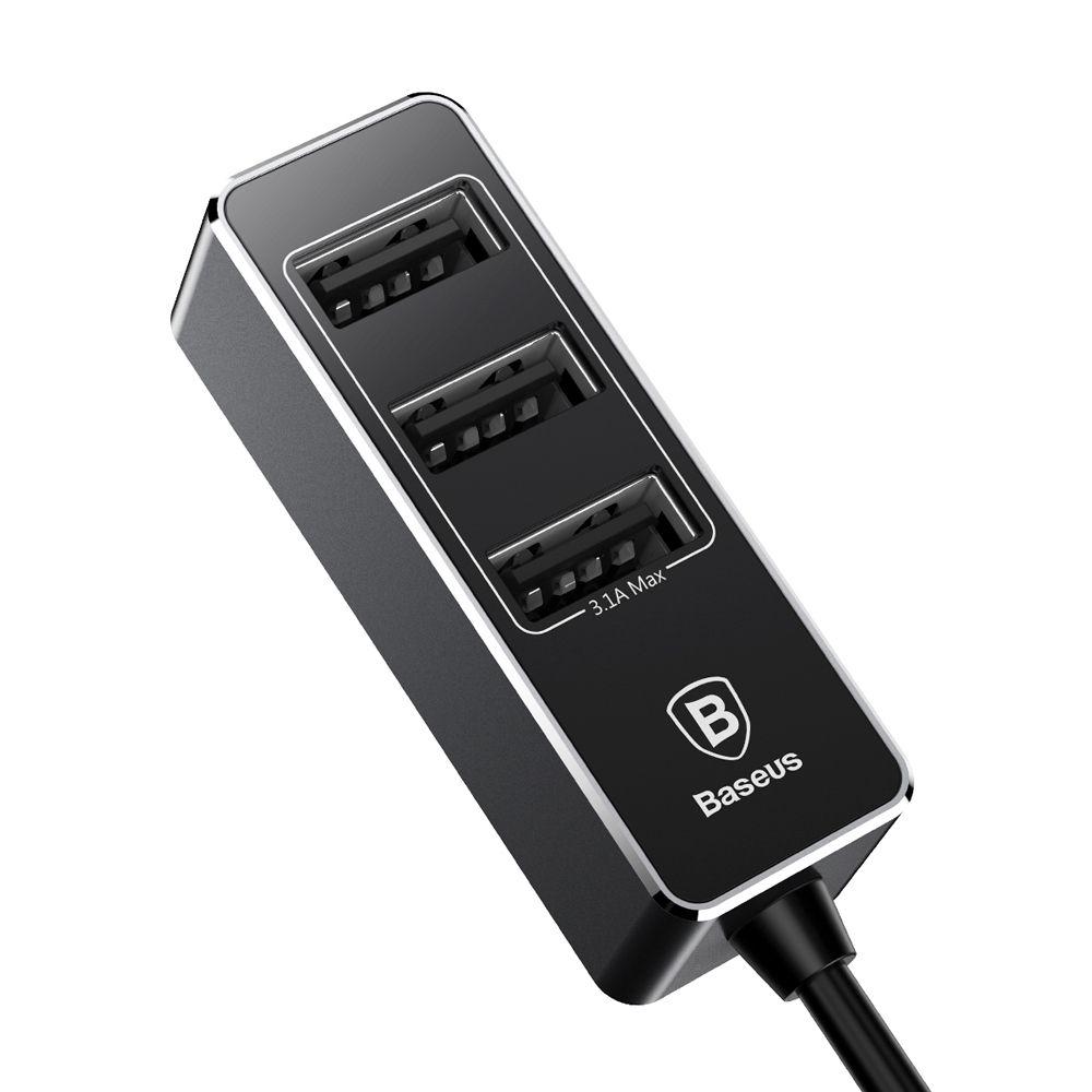 Autonabíječka  Baseus Enjoy Together 4 x port USB 5.5A černá
