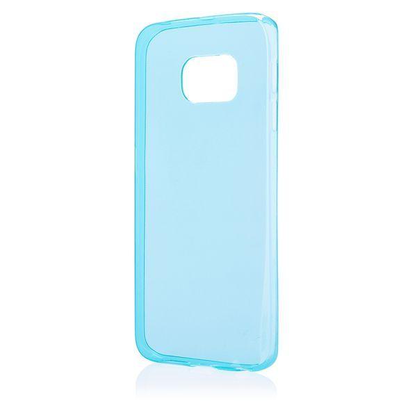 Silikonový obal Samsung Galaxy S6 Edge G925 modrý Fitty